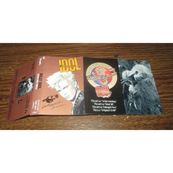 Billy Idol – Whiplash Idol on cassette (1986, Chrysalis Records) - Picture 3 of 4